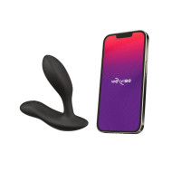 We-Vibe Vector+ Rechargeable Remote-Controlled Silicone Dual Stimulation Prostate Massager Charcoal Black