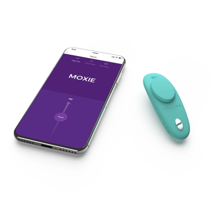 We-Vibe Moxie+ Wearable Clit Vibrator Aqua