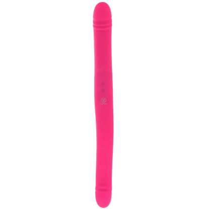 Together Duo Double-Ended Vibrating & Thrusting Double Dildo Pink