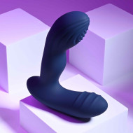 Playboy Pleasure Pleaser Rechargeable Remote Controlled Warming Vibrating Silicone Prostate Massager Deep Ocean
