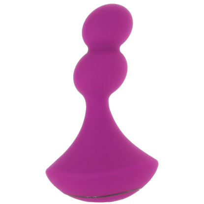Gender X Ball Game Rechargeable Rotating Silicone Vibrator Purple