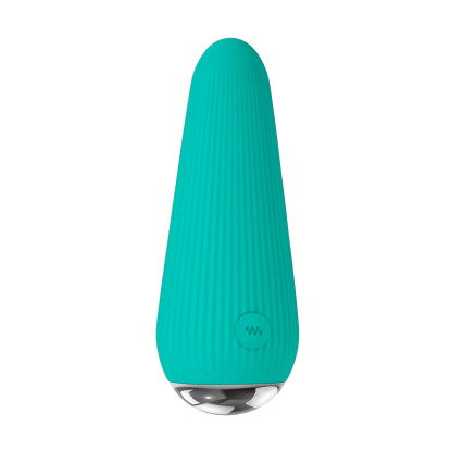 Gender X O-Cone Silicone Rechargeable Vibrator Teal