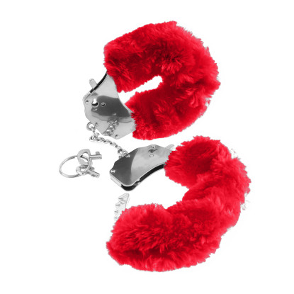 Pipedream Fetish Fantasy Series Original Furry Cuffs Red