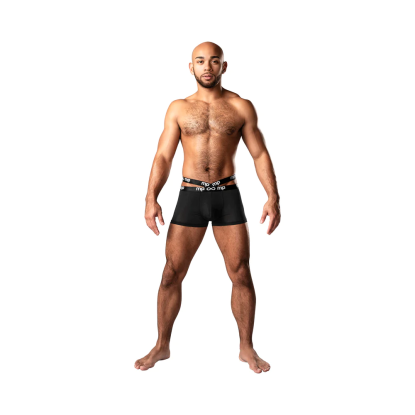 Male Power Infinite Comfort Amplifying Strappy Pouch Boxer Short Black