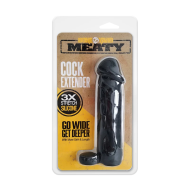 Boneyard Meaty Silicone 6.5" Cock Extender Black