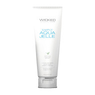 Wicked Simply Aqua Jelle Water-Based Lubricant 4 oz.