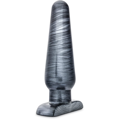 Blush Jet Large Anal Butt Plug Carbon Metallic Black