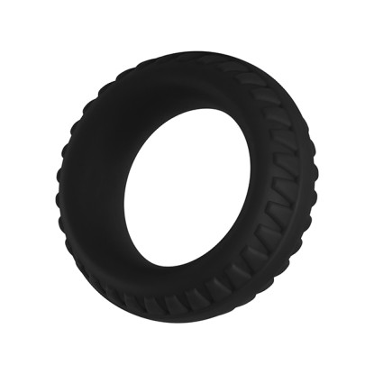 Forto F-12: 35 mm 100% Liquid Silicone Cock Ring Black