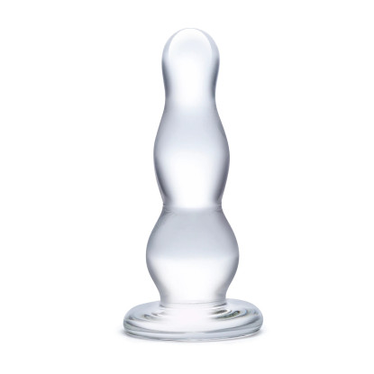 Glas 4 in. Classic Glass Anal Butt Plug