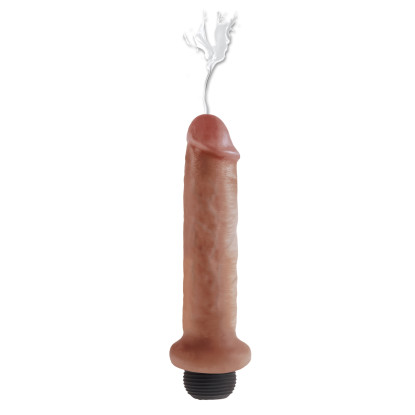 Pipedream King Cock 7 in. Squirting Cock Realistic Dildo Tan