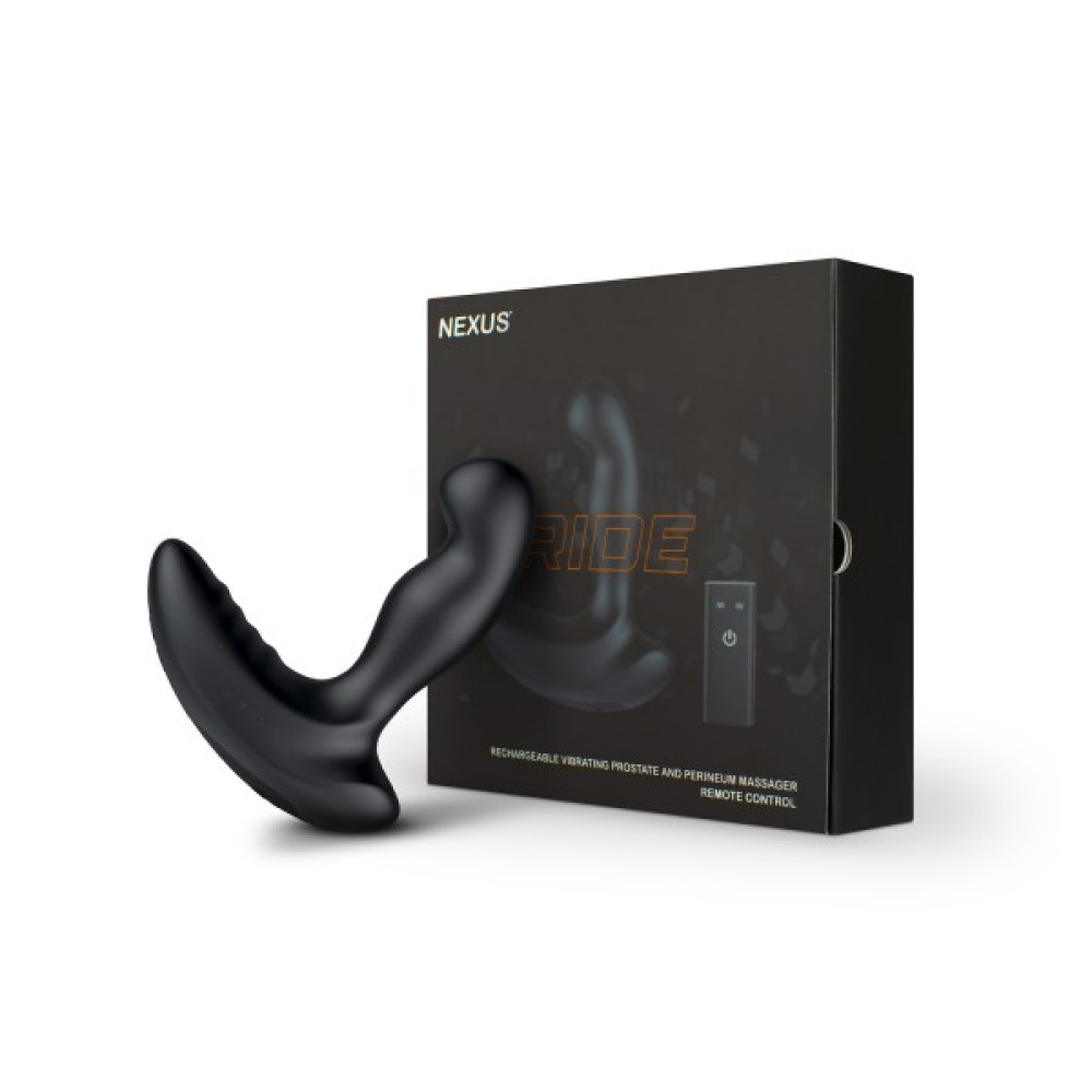 Nexus Ride Remote Control Prostate Massager Dual Motor Vibrator Black