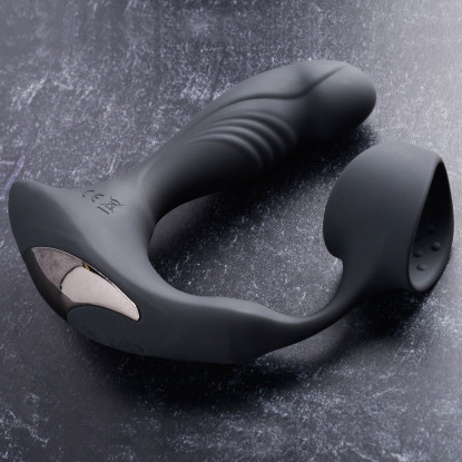 Zero Tolerance Strapped & Tapped Vibrating Prostate Massager & Cockring